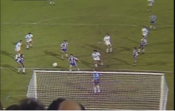 Gol de Sanchís al Oporto en 1987