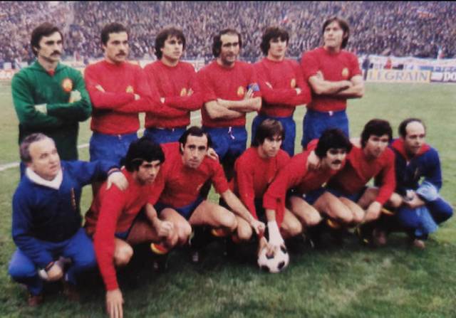 Miguel Ángel en la selección española