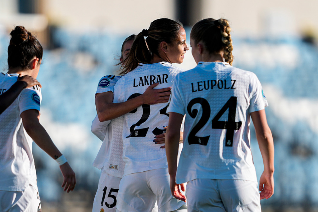 Real Madrid femenino, Granada femenino, Bruun, Lakrar, Eva Nvarro, crónica, Liga F